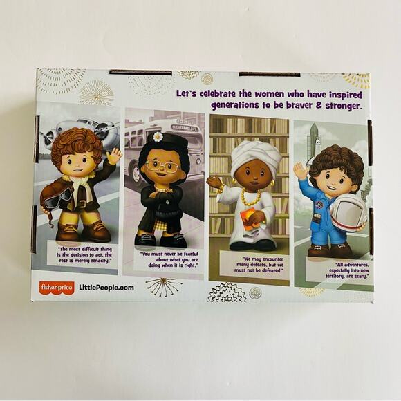 Mattel | Little People Inspiring Women Set NWT Sally Ride Rosa Parks - Picture 2 of 4